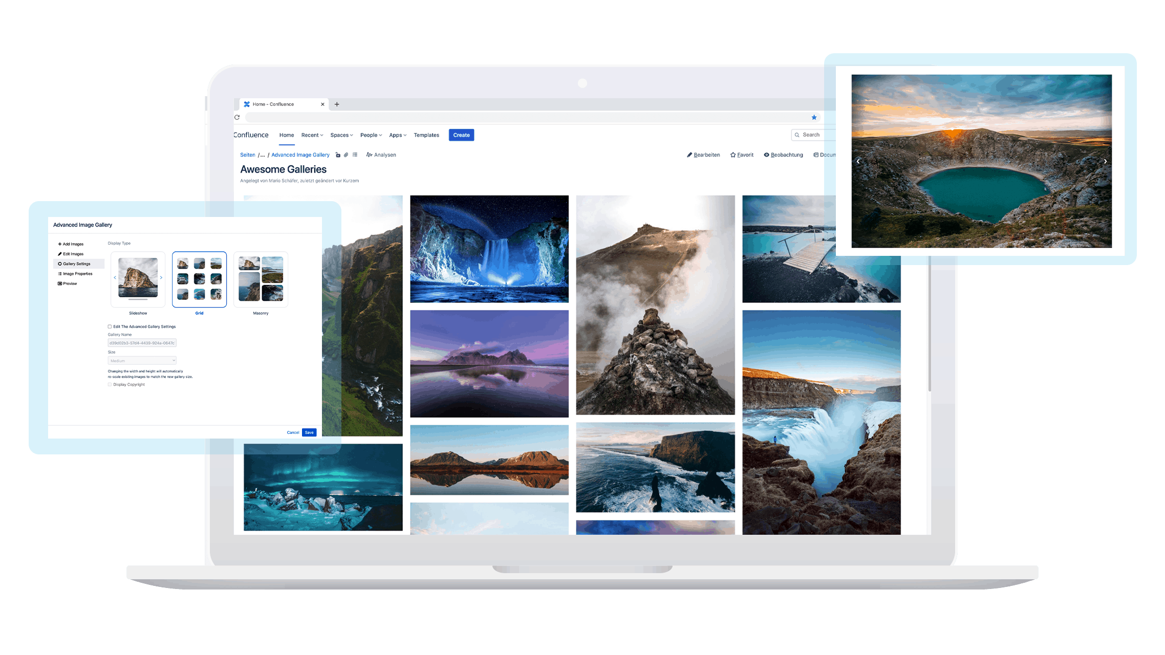 Image Gallery and Slider for Confluence