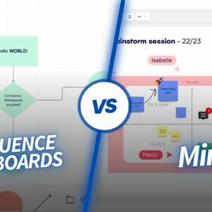 Confluence whiteboards vs miro