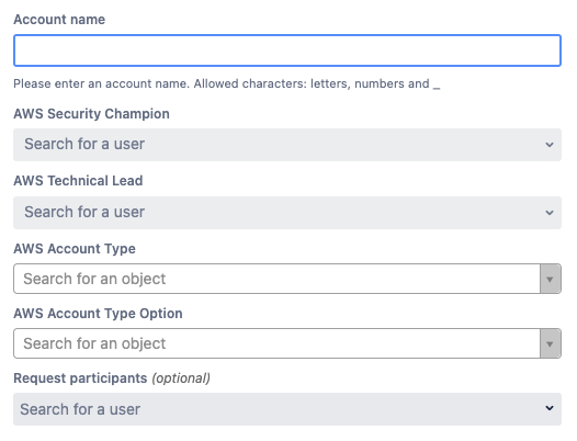 Developer Self-Service zur automatischen AWS Account Erstellung mit Jira Service management