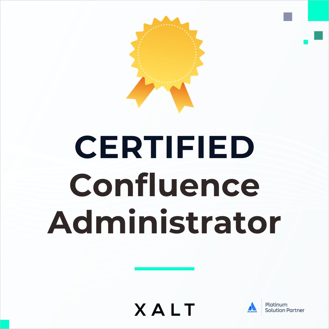 XALT Atlassian Schulung - Zertifizierter Confluence Administrator