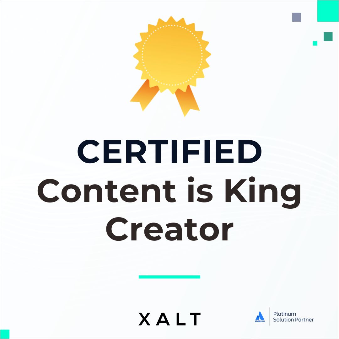 XALT Schulung Content is King