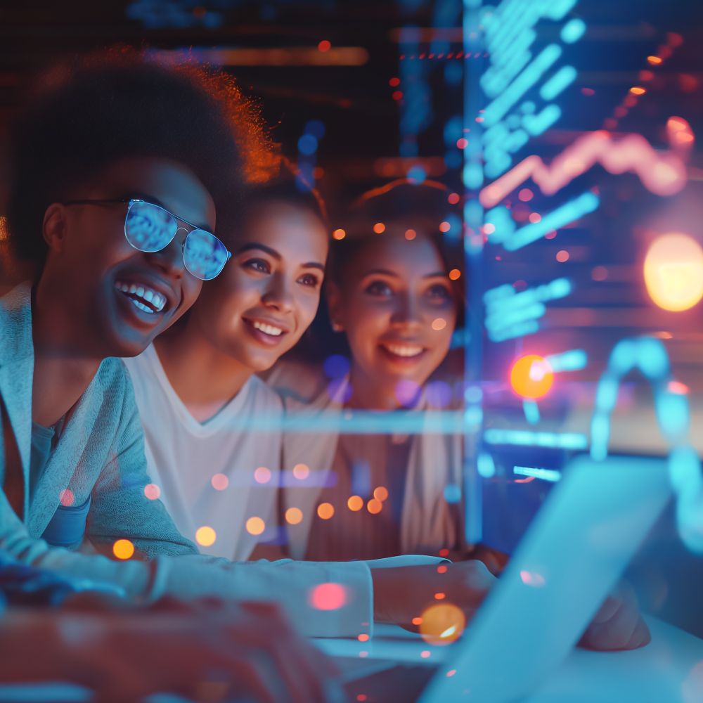 Customer Support Portal Happy Users und Kunden und zufriedene Support Mitarbeiter