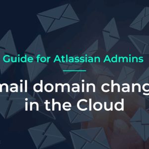 Change email domain in the Atlassian Cloud