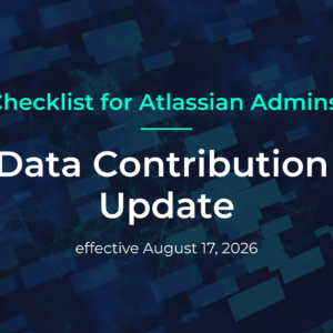 Atlassian Data Contribution Update