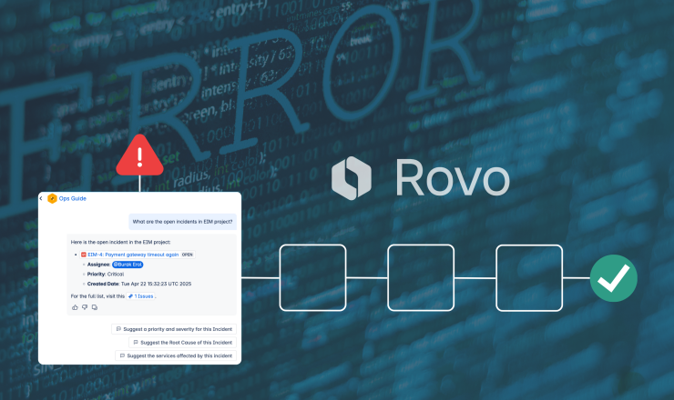 Rovo Ops Guide for faster TTR