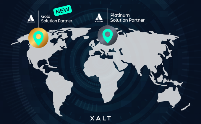 XALT ist Atlassian Gold Partner in US, Platinum Partner EMEA